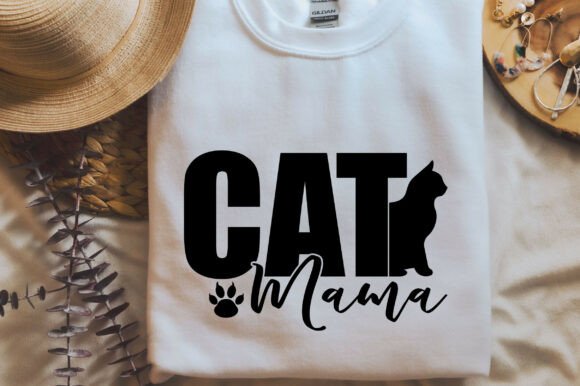 Cat Mama SVG PNG Cat SVG T-shirt Design