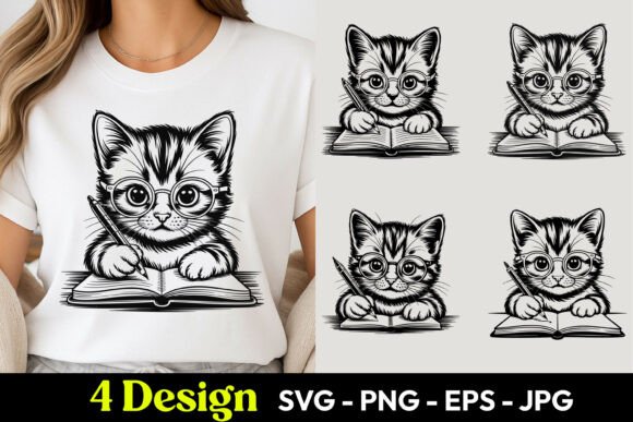 Cute Baby Cat SVG PNG