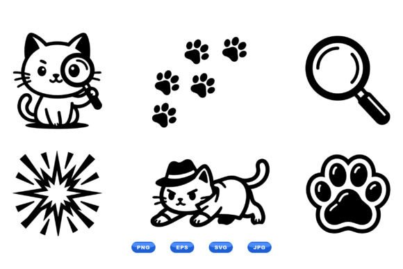 Detective Cat SVG Icons: A Designer’s Real-World Embroidery Review