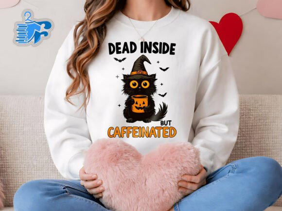 Halloween Caffeinated Cat SVG