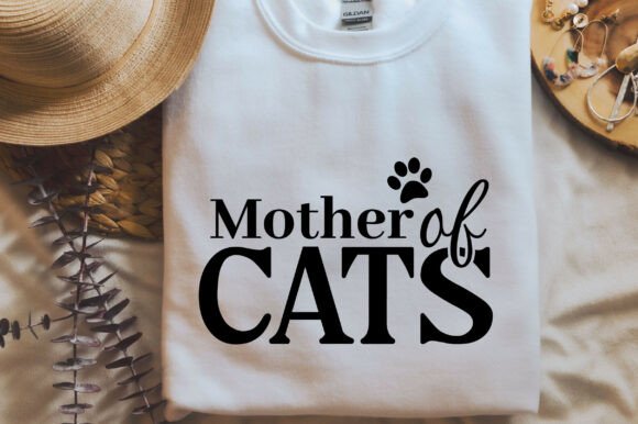 Mother of Cats SVG PNG Cat SVG T-shirt D