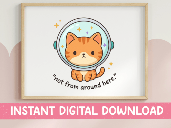 Not from Around Here Cat SVG