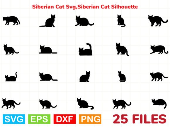 Siberian Cat SVG: Silhouette Review for Real Embroidery