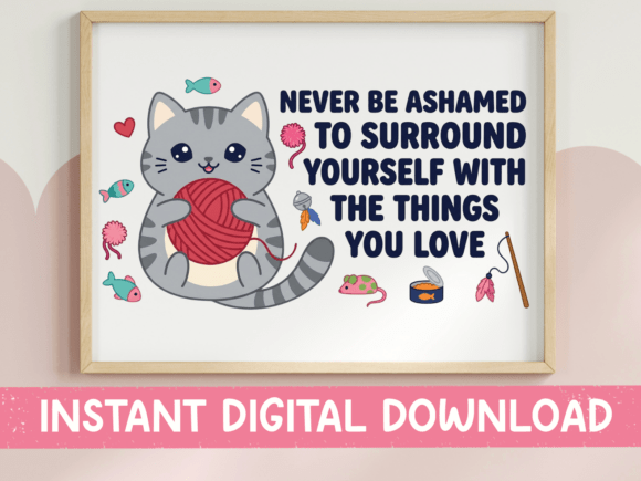 Surround Yourself Cat SVG Large
