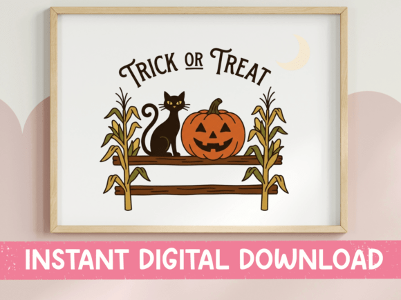 Trick or Treat Cat SVG