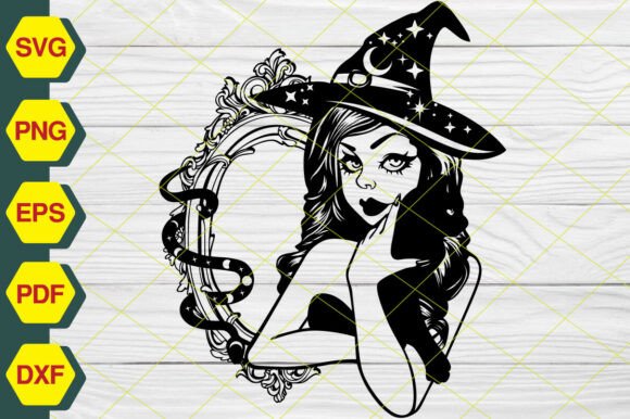 Witch and Black Cat SVG EP288